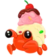 Ice Cream Hermit Crab